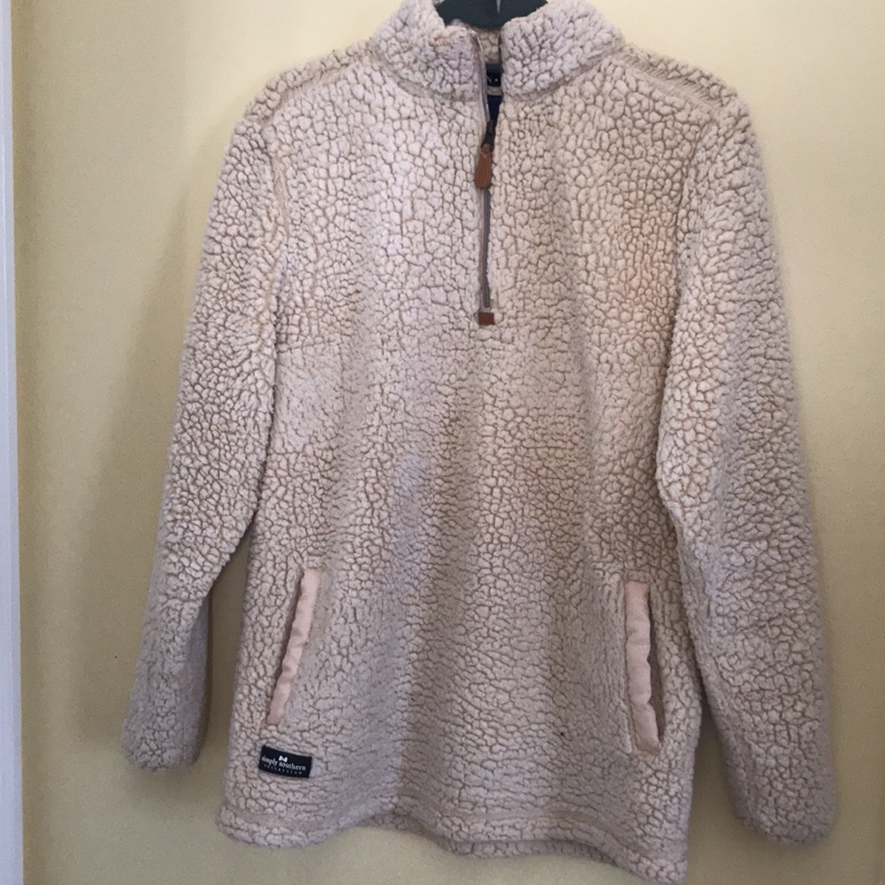 Simply Southern Sherpa Fleece Quarter Zip
